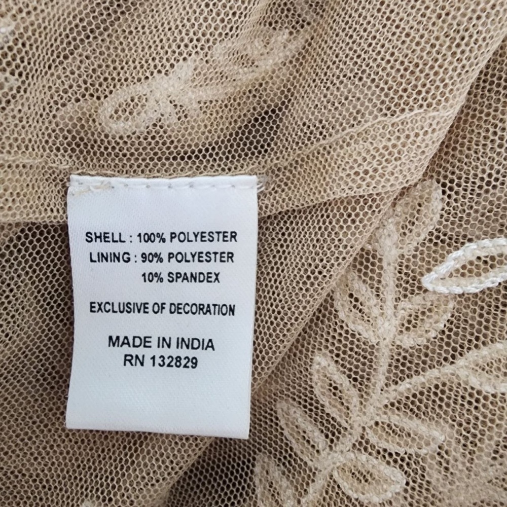 NWOT Tularosa embroidered brier brown long festival dress Size L - Picture 8 of 8
